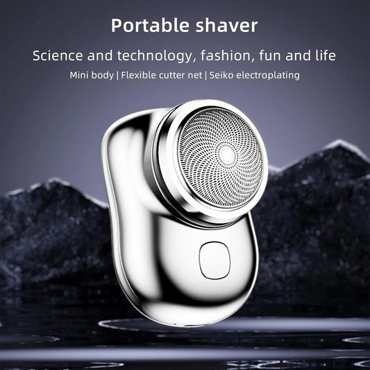Mini Pocket Men Shaver – Portable Rechargeable Trimmer