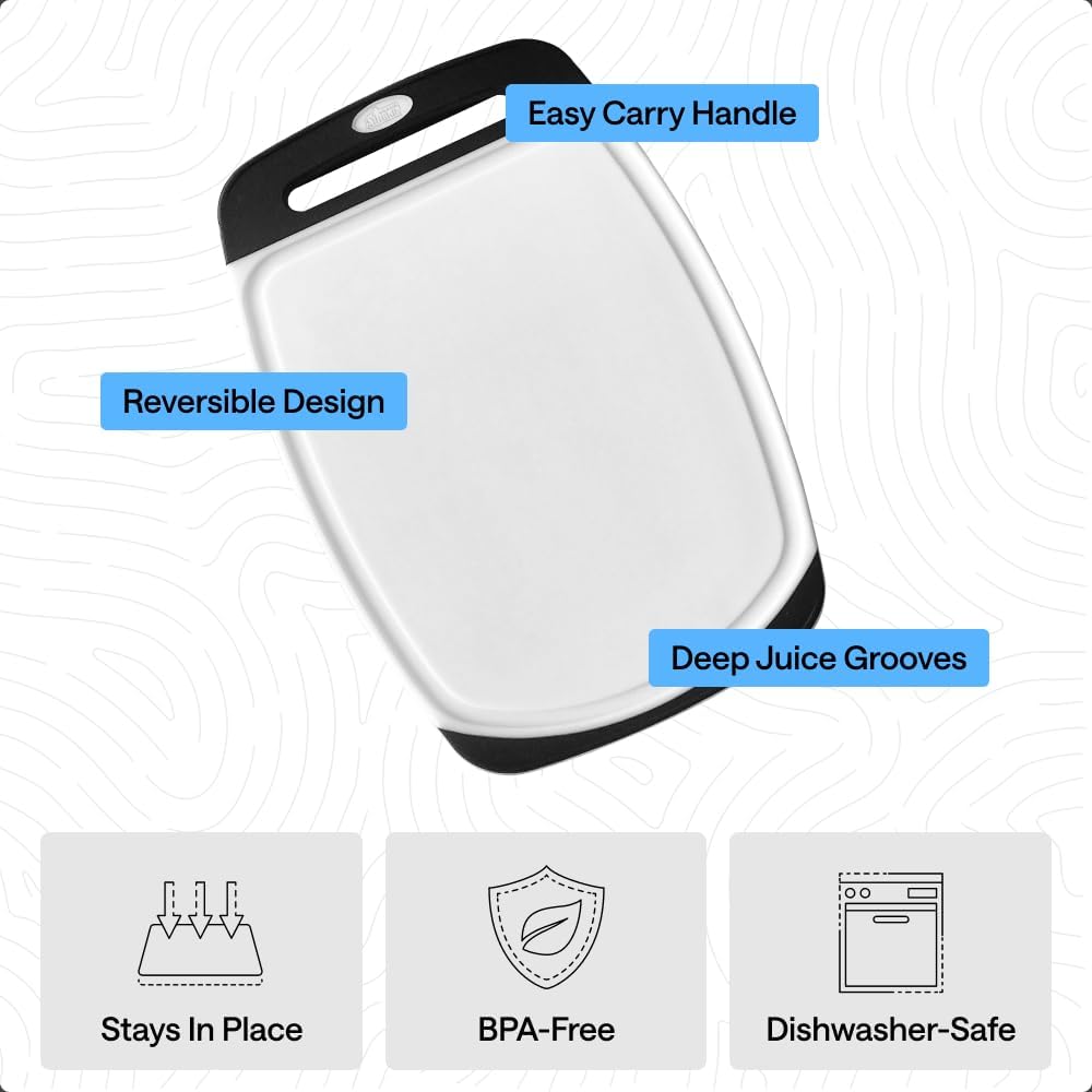 3-Piece Reversible Cutting Board Set