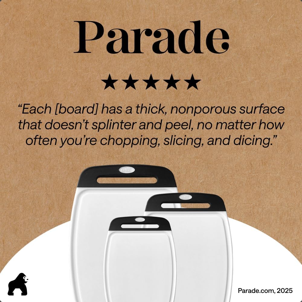 3-Piece Reversible Cutting Board Set