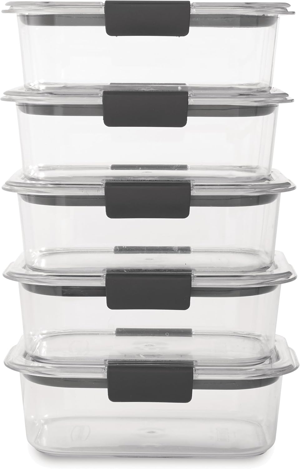 6-Piece Glass Spice Jars