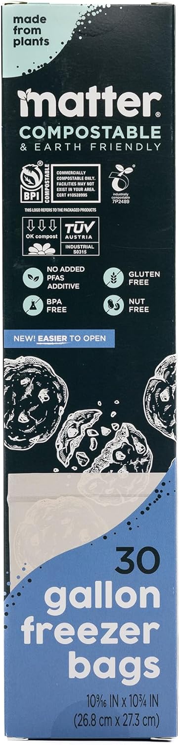 230-Count Compostable Food Storage Bags