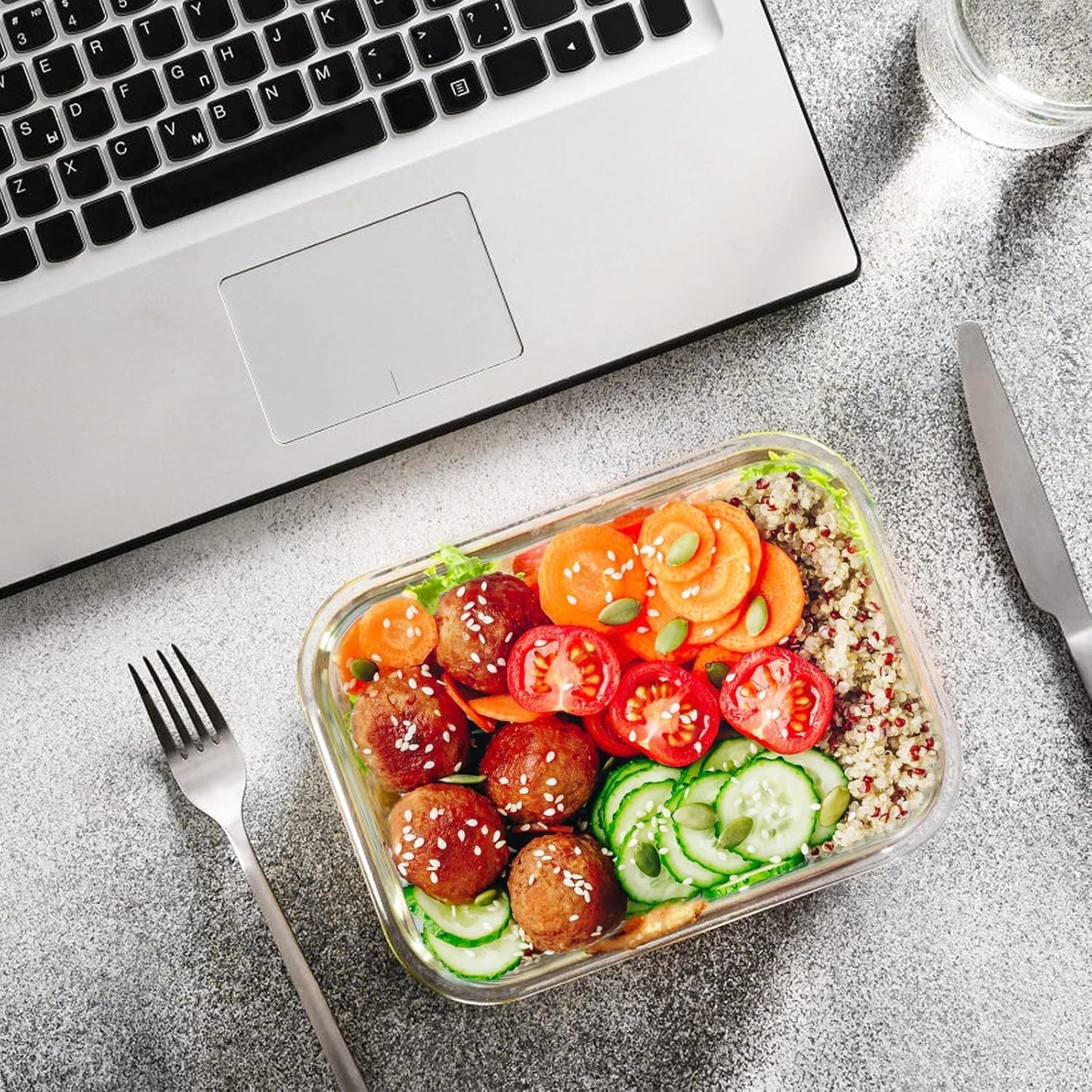 12-Pack Glass Spice Jars