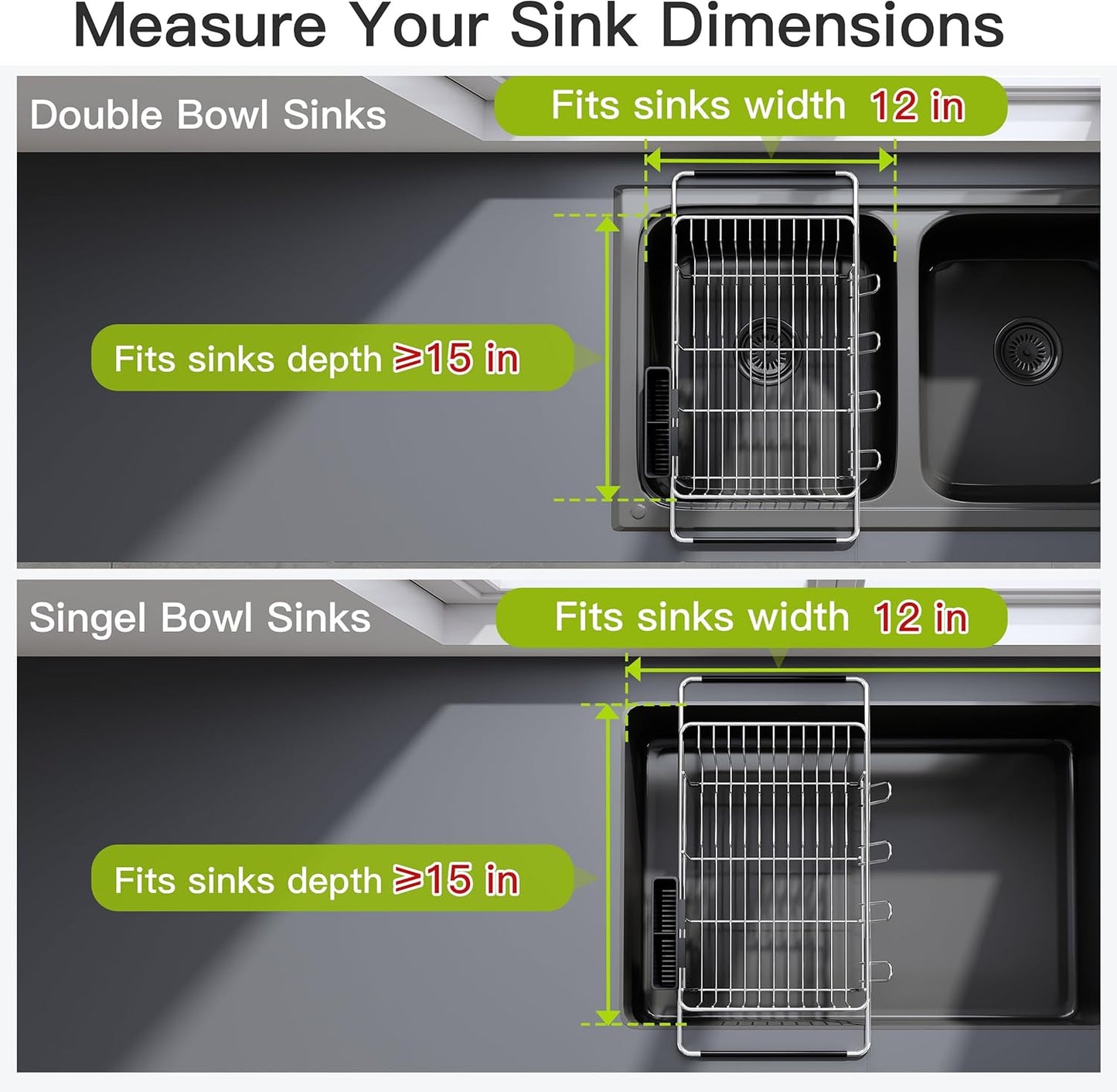 Compact Dish Drying Rack