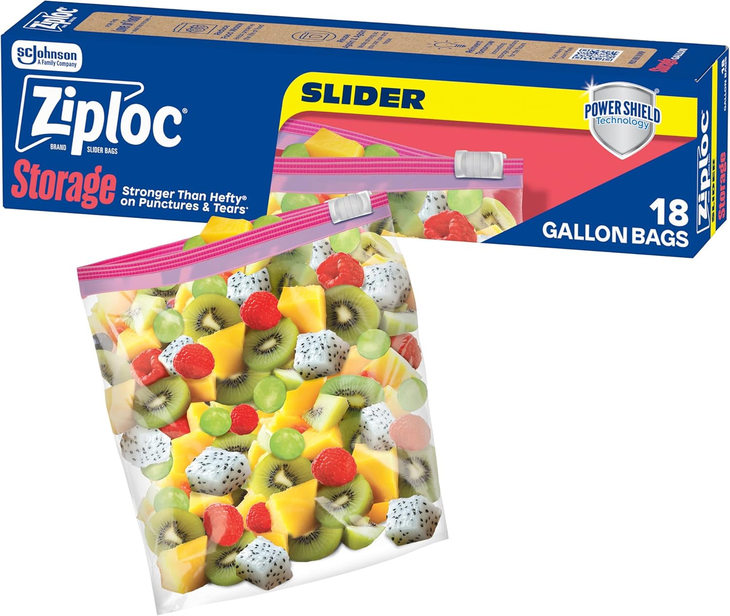 Gallon Slider Food Storage Bags (68 Count)