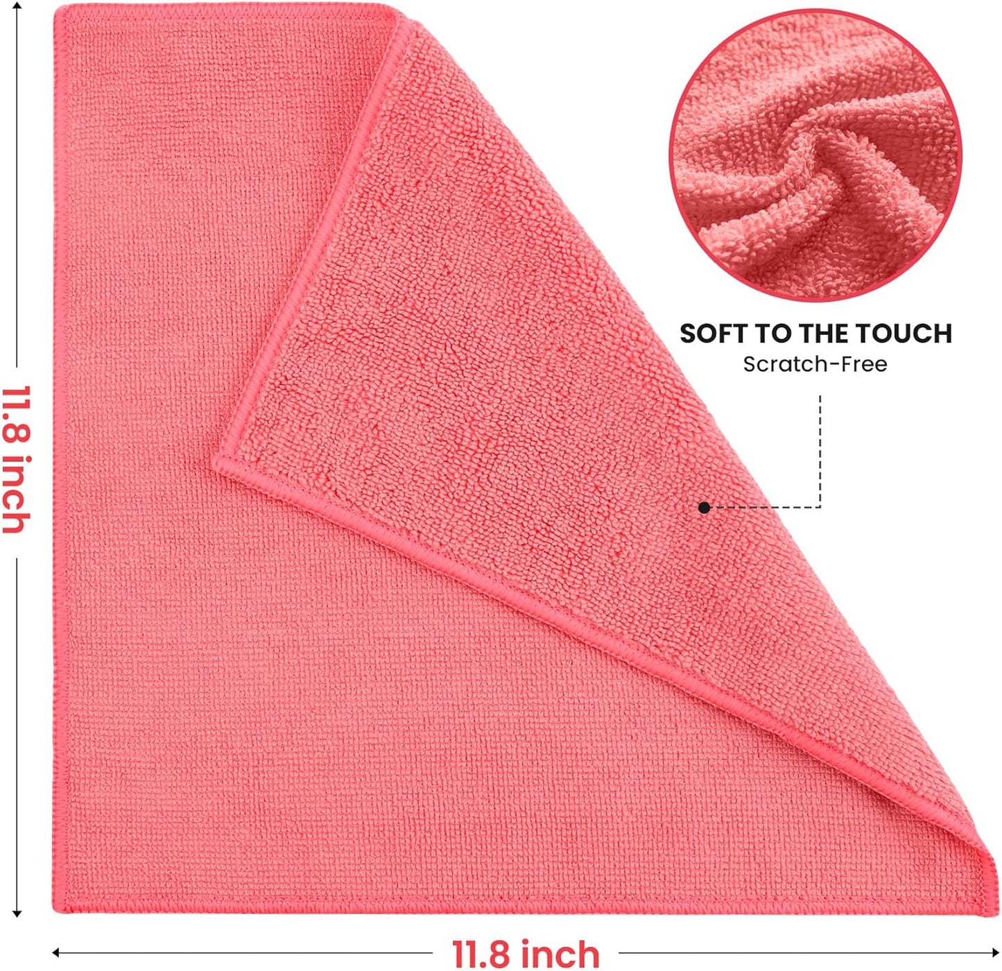 12-Pack Microfiber Towels