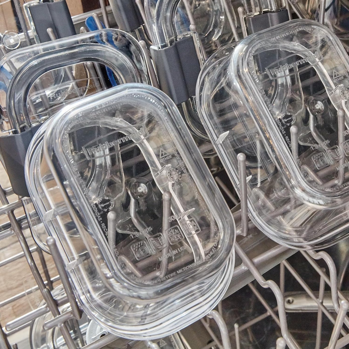 6-Piece Glass Spice Jars