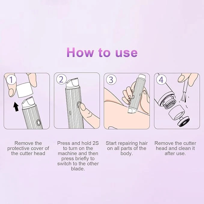 Double Head Electric Shaver – Rechargeable Precision Trimmer