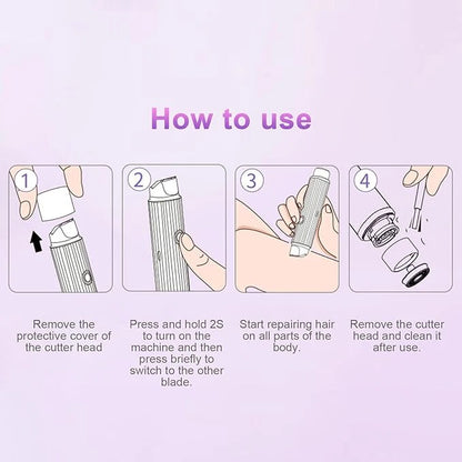 Double Head Electric Shaver – Rechargeable Precision Trimmer
