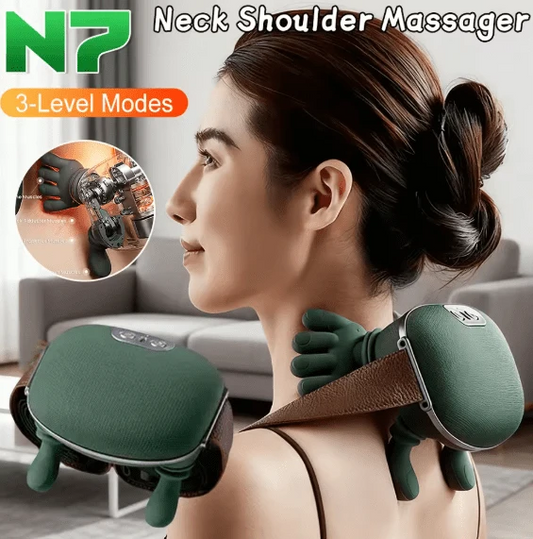 Hand Shoulder & Neck Massager – Deep Tissue Relief Device