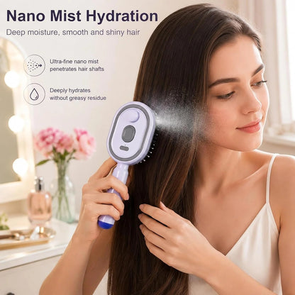 Electric Spray Retractable Air Cushion Comb – Hair Styling Tool