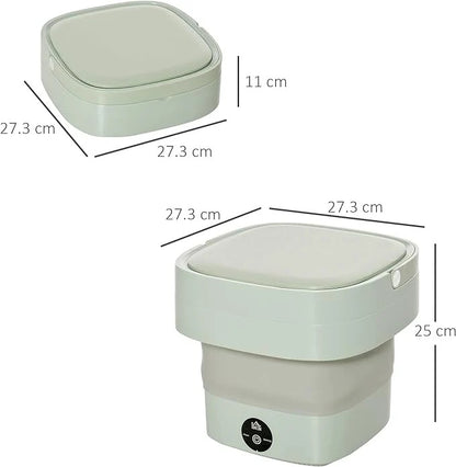 Foldable Mini Laundry Machine – Portable Washer for Home & Travel