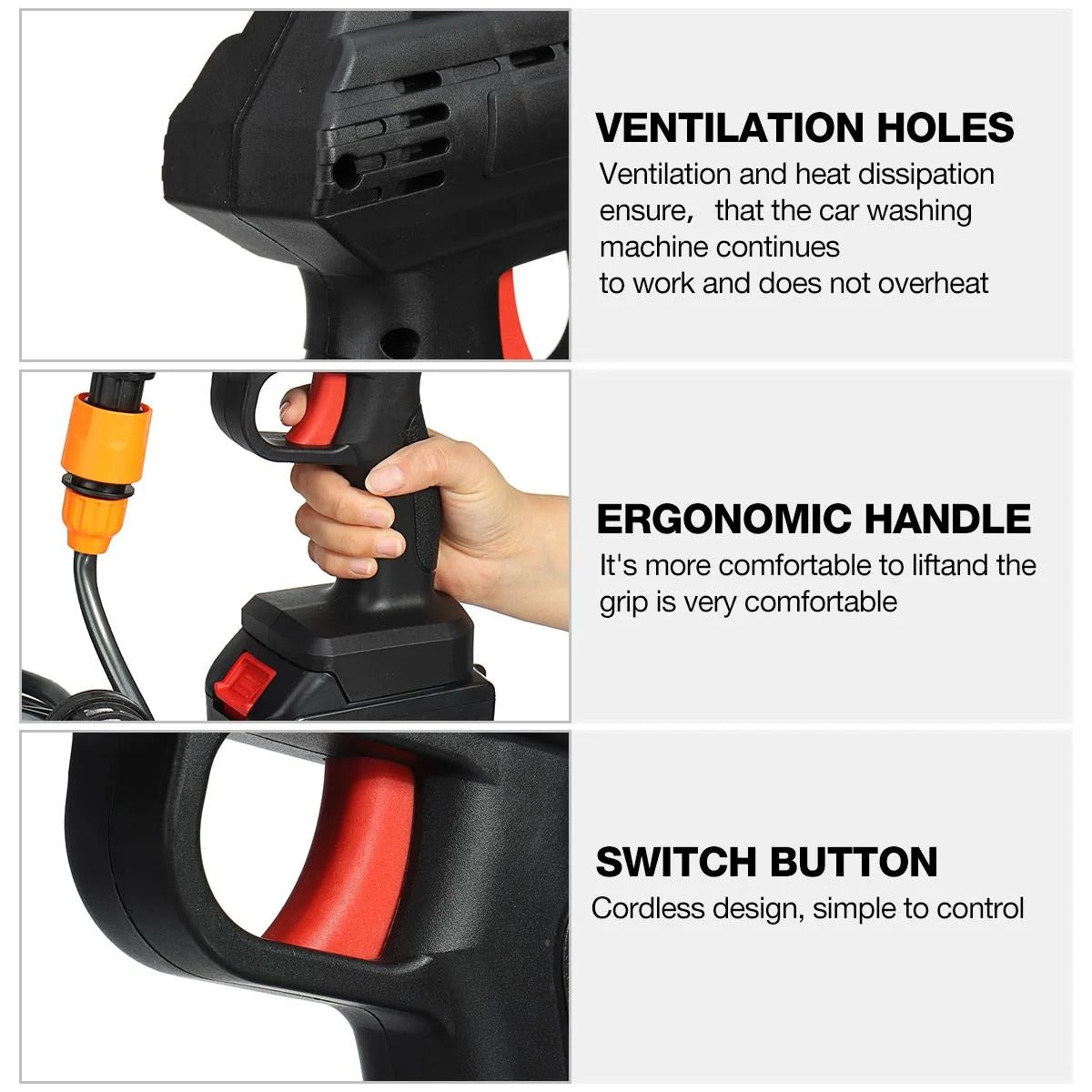 Car Pressure Washer – Portable High-Pressure Cleaning Gun