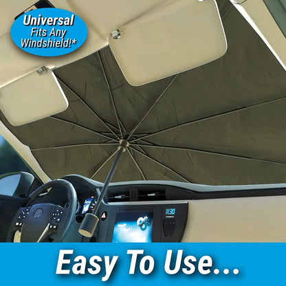 Car Windshield Sun Shade – UV Protection Foldable Sunshade