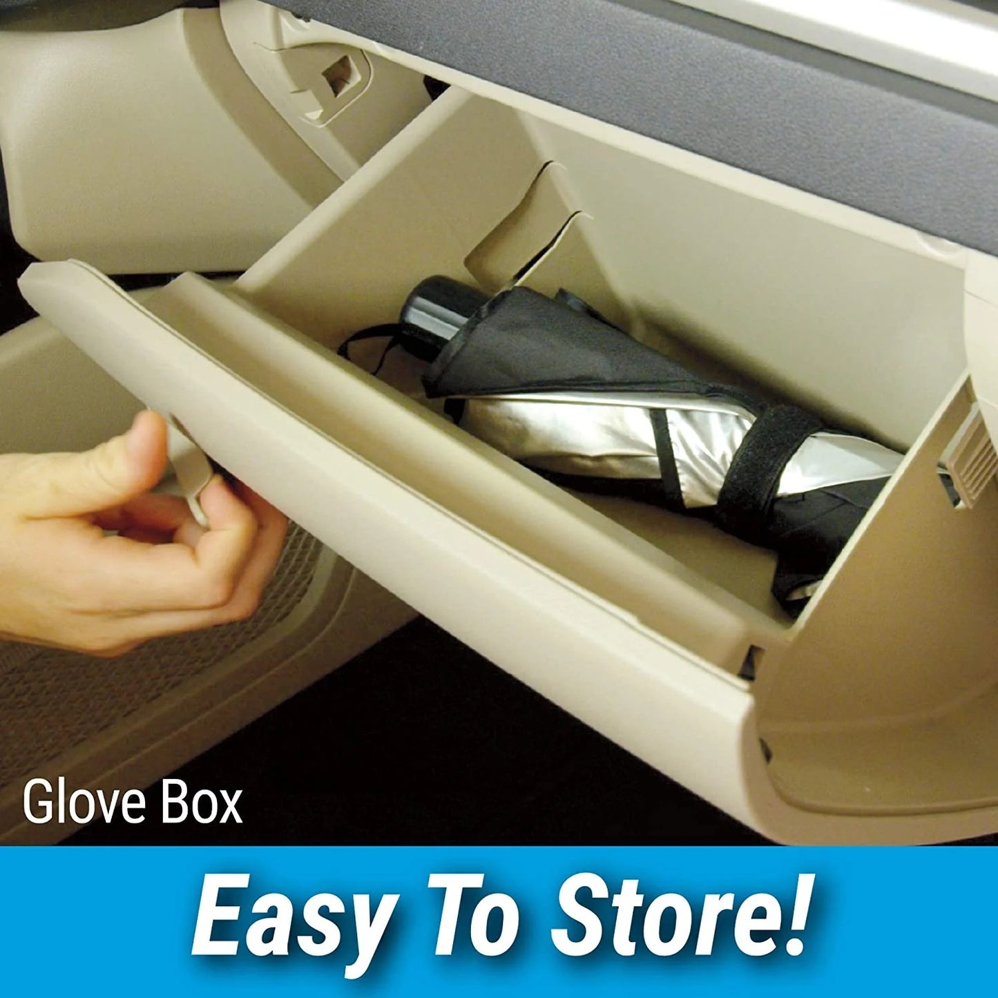 Car Windshield Sun Shade – UV Protection Foldable Sunshade